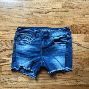 American eagle jean shorts